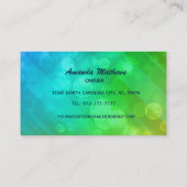 Sauberkeit-Service-Slogans Business Cards Visitenkarte (Rückseite)