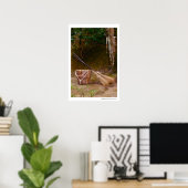 Sauberkeit steht neben Godlinigkeit Poster (Heimbüro)