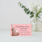 Sauberkeit Visitenkarte (Stehend Vorderseite)