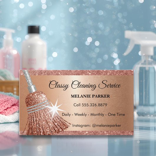 Sauberkeit Visitenkarte