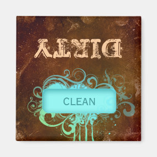 Säubern Sie BlumenSchmutz des schmutzigen Magnet