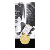 Säubern Sie Entwurfs-Gestell-Karte - Werbekarte (Vorne)