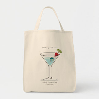 Säubern Sie Erde, schmutzigen Martini! Tragetasche