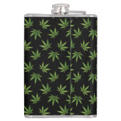 Säubern Sie großes optionales Monogramm/Namen des Flachmann (Rückseite)