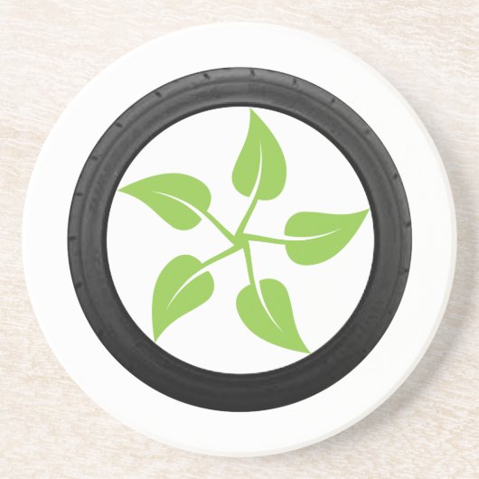 Säubern Sie grünen Power Untersetzer (Vorne)