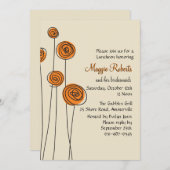 Säubern Sie Linien Einladung (Vorne/Hinten)