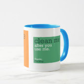 Säubern Sie mich Tasse (VorderseiteRechts)