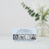 Säubern Sie moderne 4 Fotos jeder möglicher Beruf Visitenkarte (Stehend Vorderseite)