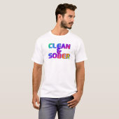 SÄUBERN SIE NÜCHTERNES T-Shirt (Vorne ganz)