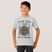 Säubern Sie Platten-Verein T-Shirt (Vorne ganz)