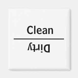 Säubern Sie schmutzige Spülmaschine Magnet