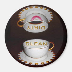 Säubern Sie schmutzige Spülmaschinen-Küche Magnet