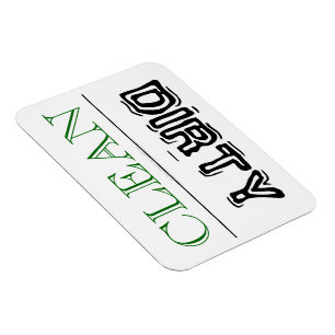 SÄUBERN Sie SCHMUTZIGEN Magnet