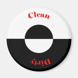 Säubern Sie - schmutzigen Spülmaschinen-Magneten Magnet