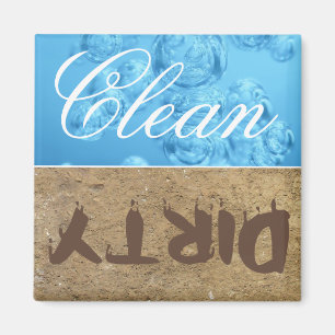 Säubern Sie,/schmutziger Spülmaschinen-Magnet Magnet