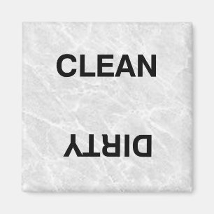 Säubern Sie schmutziges Magnet