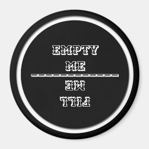 Säubern Sie schmutziges Magnet