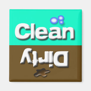 Säubern Sie,/schmutziges Magnet