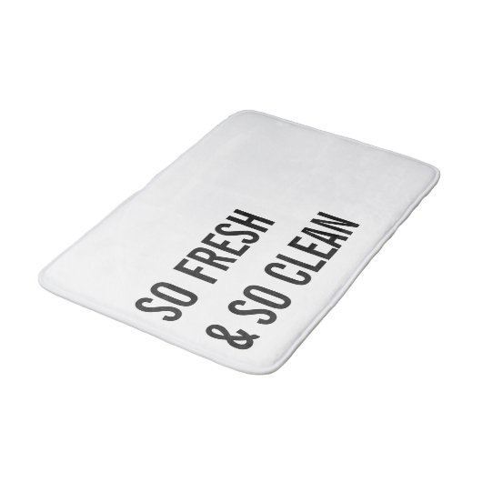 Säubern Sie so Bad-Matte Badematte (Schrägansicht)