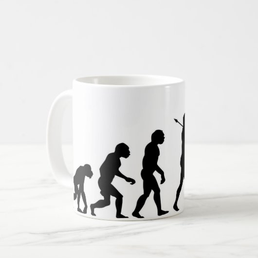 Säubern Sie - und - Ruck Tasse (Vorderseite Links)