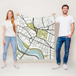 SÄUBERN SIE UNIVERSITÄT- FLEECEDECKE