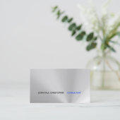 Säubern Sie Unternehmensberater Visitenkarte (Stehend Vorderseite)