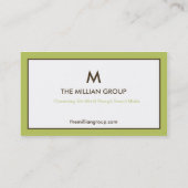 Säubern Sie Unternehmenskarte Visitenkarte (Rückseite)