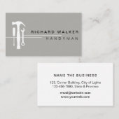 Säubern Sie Visitenkarte (Vorne/Hinten)