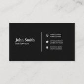 Säubern Sie Visitenkarte (Rückseite)