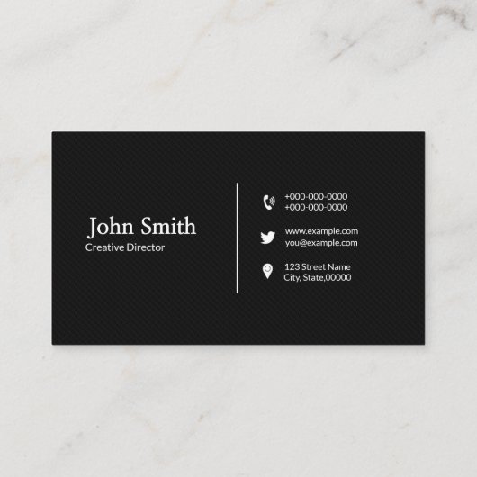 Säubern Sie Visitenkarte (Rückseite)