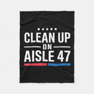 Säuberung des Aisle 47 Impeach 47 Anti Trump Fleecedecke