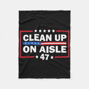 Säuberung des Aisle 47 Impeach 47 Anti-Trump-Präsi Fleecedecke
