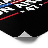 Säuberung des Aisle 47 Impeach 47 Anti-Trump-Präsi Poster (Ecke)