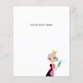 Säuberung des Hilfsdienstes Grauer Kronenfliegen Flyer (Hinten)