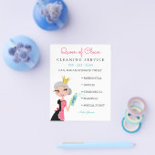 Säuberung des Hilfsdienstes Grauer Kronenfliegen Flyer (Einzeln)