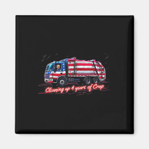 Säuberung von 4 Jahren Scheiße Trumps Müll Magnet