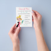 Säuberungsdienst Blonde Charakter Kronenzeichen Fl Flyer (Gruppe)