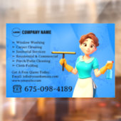 Säuberungsfenster Fensteraufkleber (Blatt 2)