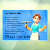 Säuberungsfenster Fensteraufkleber (Blatt 3)