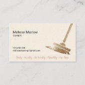 Säuberungshaus Visitenkarte (Rückseite)