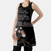 Säuberungsmaid Janitorial Funkelsprührosegold Schürze (InSitu)