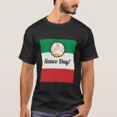 Sauce Day Italienische Flagge Herz Nonna Custom Fo T-Shirt (Vorderseite)
