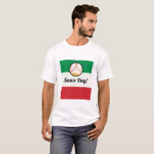 Sauce Day Italienische Flagge Herz Nonna Custom Fo T-Shirt (Vorne ganz)