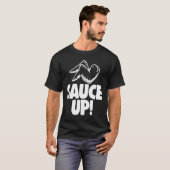 Sauce Up Wings Hühnchen T-Shirt (Vorne ganz)
