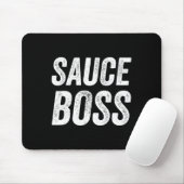 Saucenboss Chef BBQ Koch Essen Humorvoll Mousepad (Mit Mouse)
