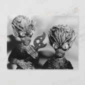SAUCER MEN POSTCARD POSTKARTE (Vorderseite)