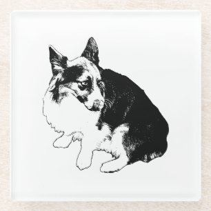 Saucer Sentinel Glasuntersetzer