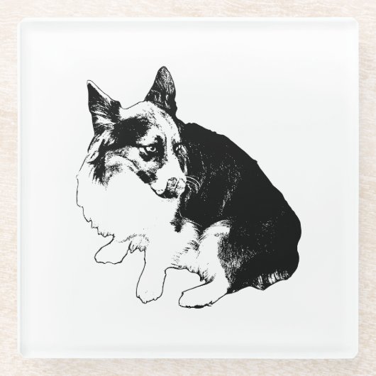 Saucer Sentinel Glasuntersetzer (Vorderseite)