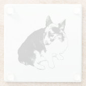 Saucer Sentinel Glasuntersetzer (Rückseite)