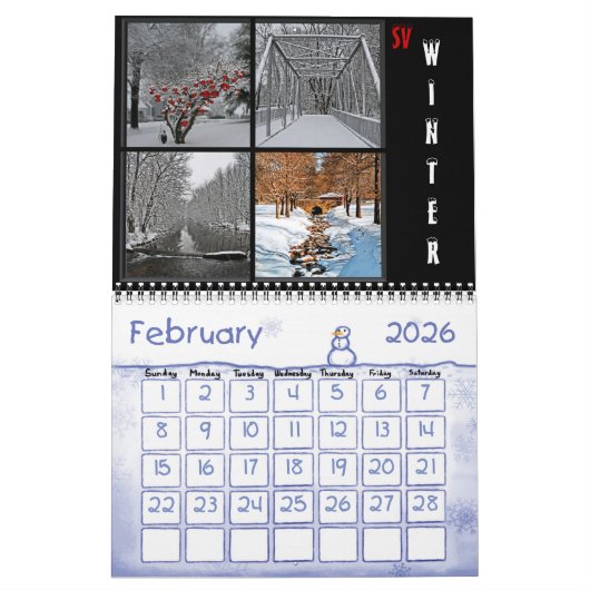 Saucon Jahreszeiten, die Hellertown kennzeichnen Kalender (Feb 2026)